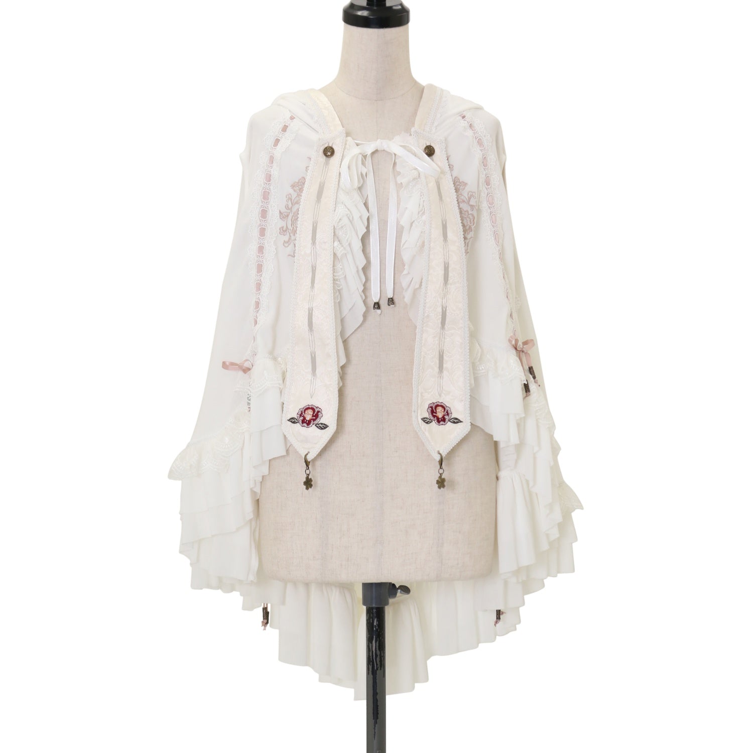 00s ozz onest 2点セット ホルターネックワンピ&ボレロ ゴスロリ OZZ ONESTE / ナポレオン風フロントジップワンピース