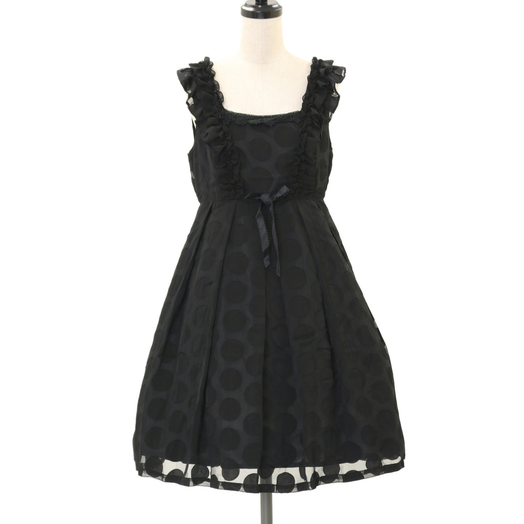 エミリーテンプル 黒ワンピース Emily Temple ゴスロリ ロリィタ Emily Temple cute - エミリーテンプルキュートバンビ柄JSK
