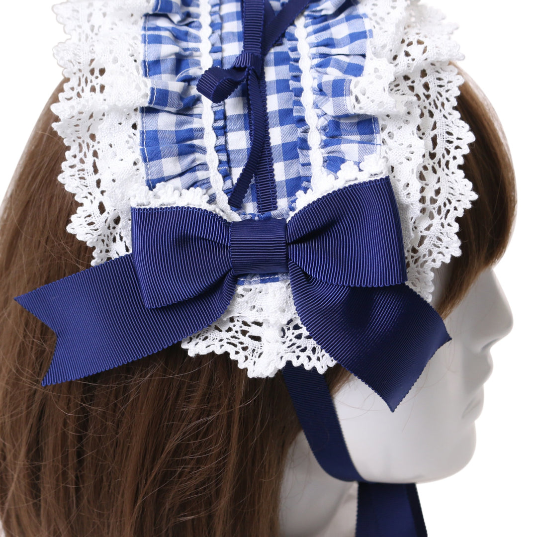 USED】Milky Gingham Dollヘッドドレス | BABY, THE STARS SHINE