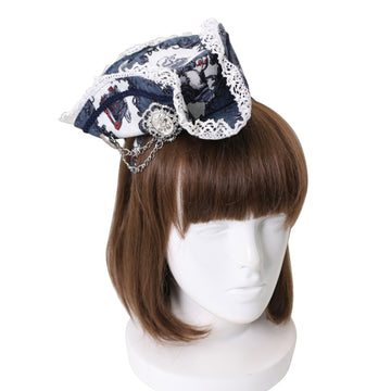 Angelic Pretty　ボンネット　黒 Classic Doll Half Bonnet (2023) by Angelic Pretty