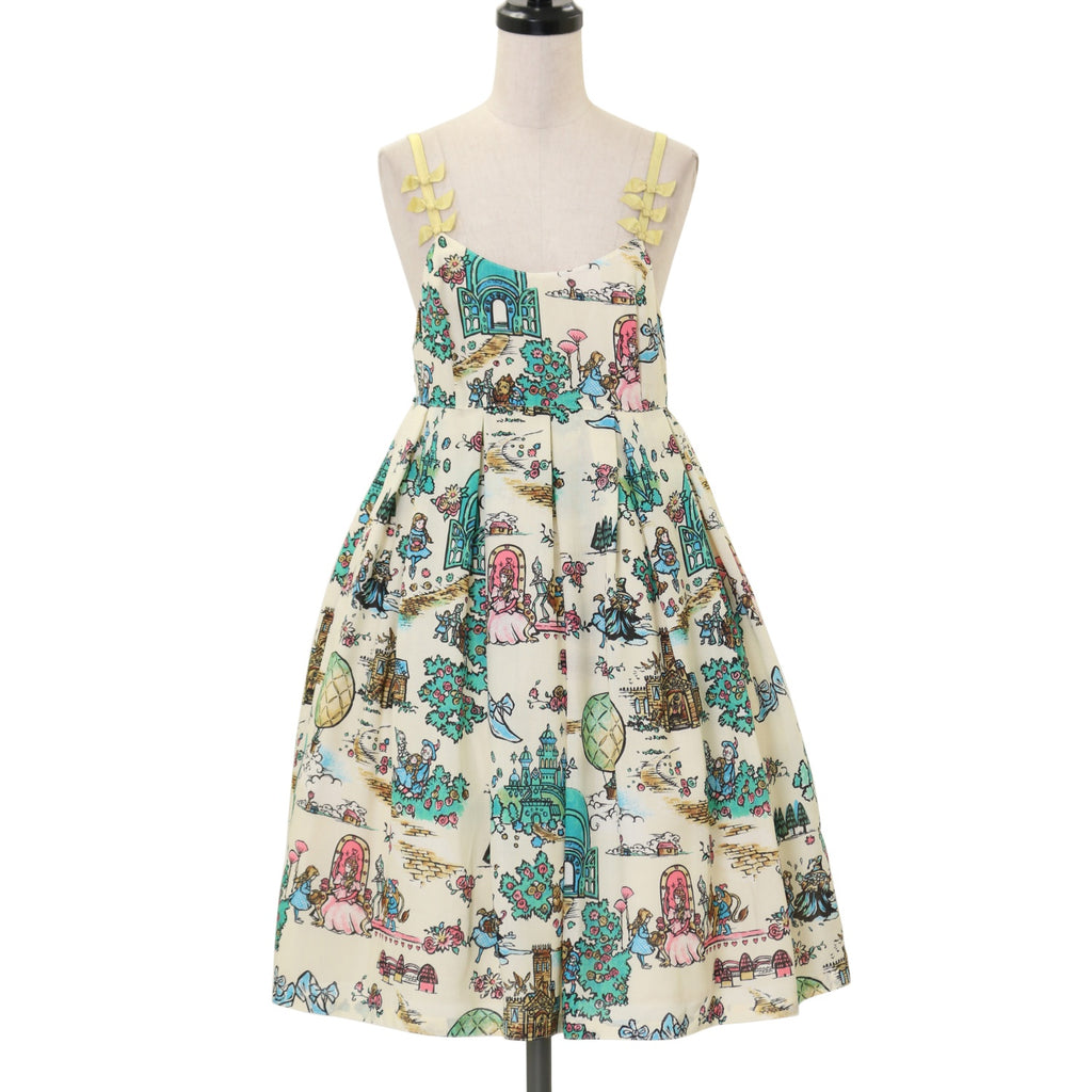 値下げ！！　エミリーテンプルキュート　ロリータ　ノースリーブワンピース　リボン Rich Ribbonノースリーブワンピース(Rich Ribbon sleeveless