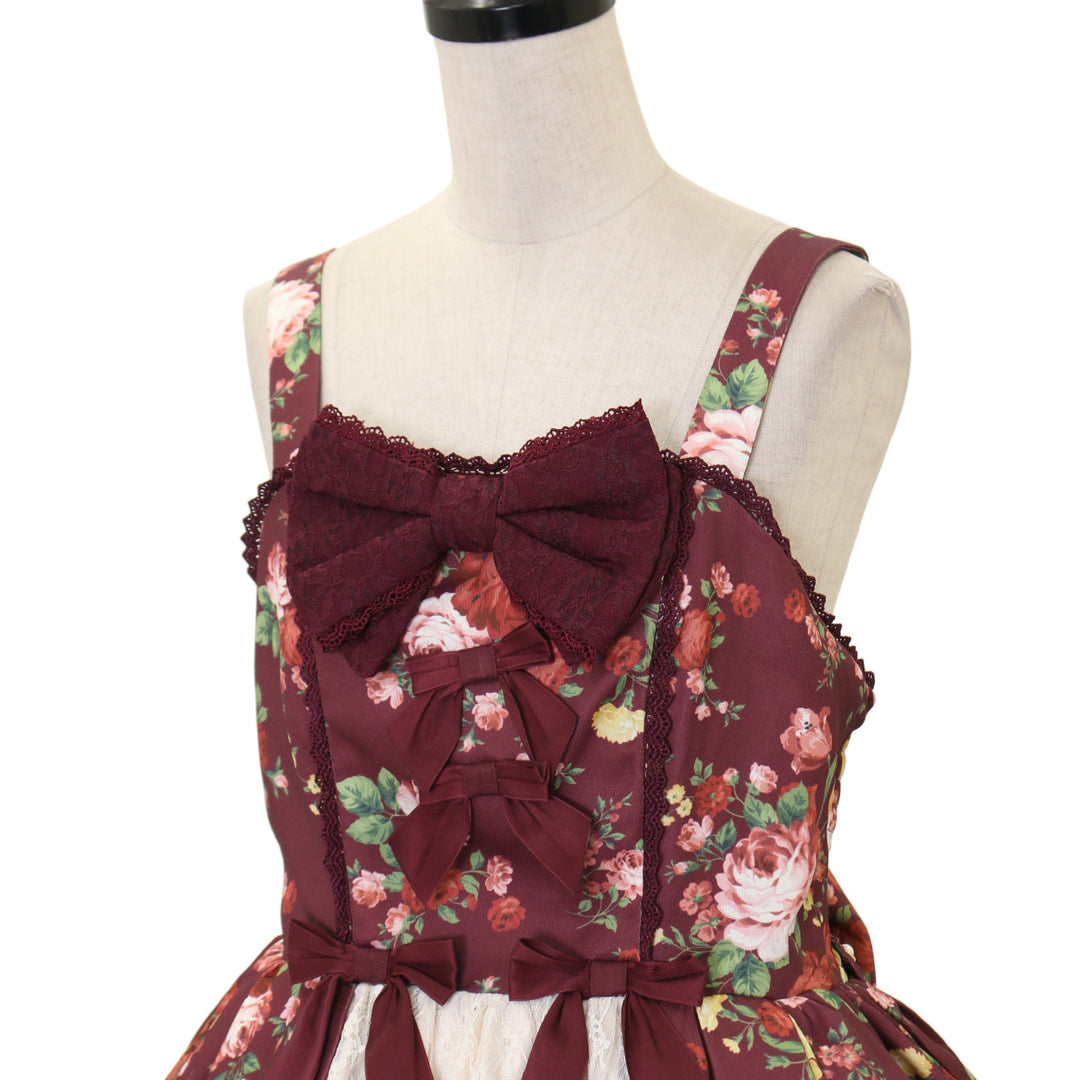 USED】【axes femme kawaii/Mサイズ】アンティークローズ柄ジャンパー