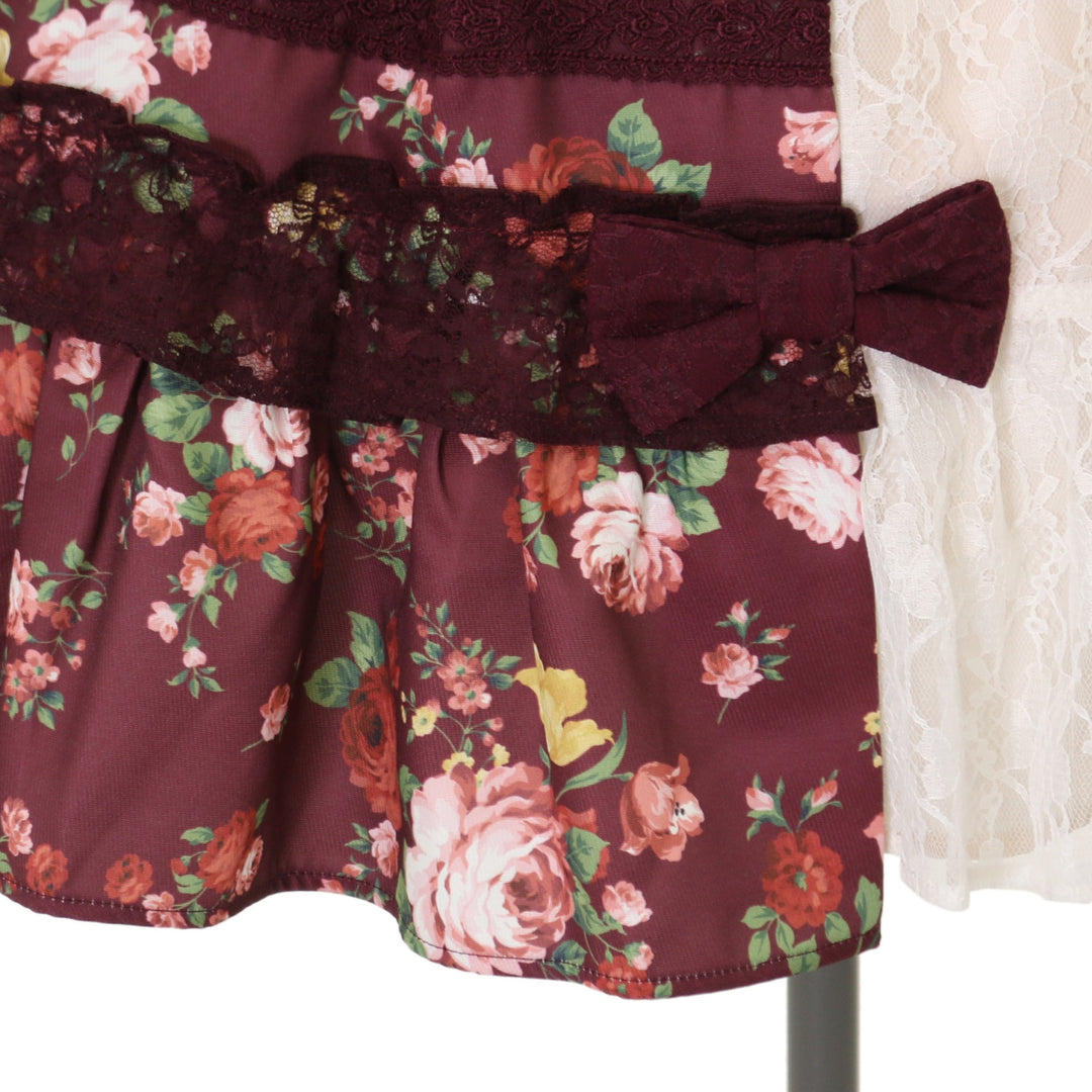 USED】【axes femme kawaii/Mサイズ】アンティークローズ柄ジャンパー