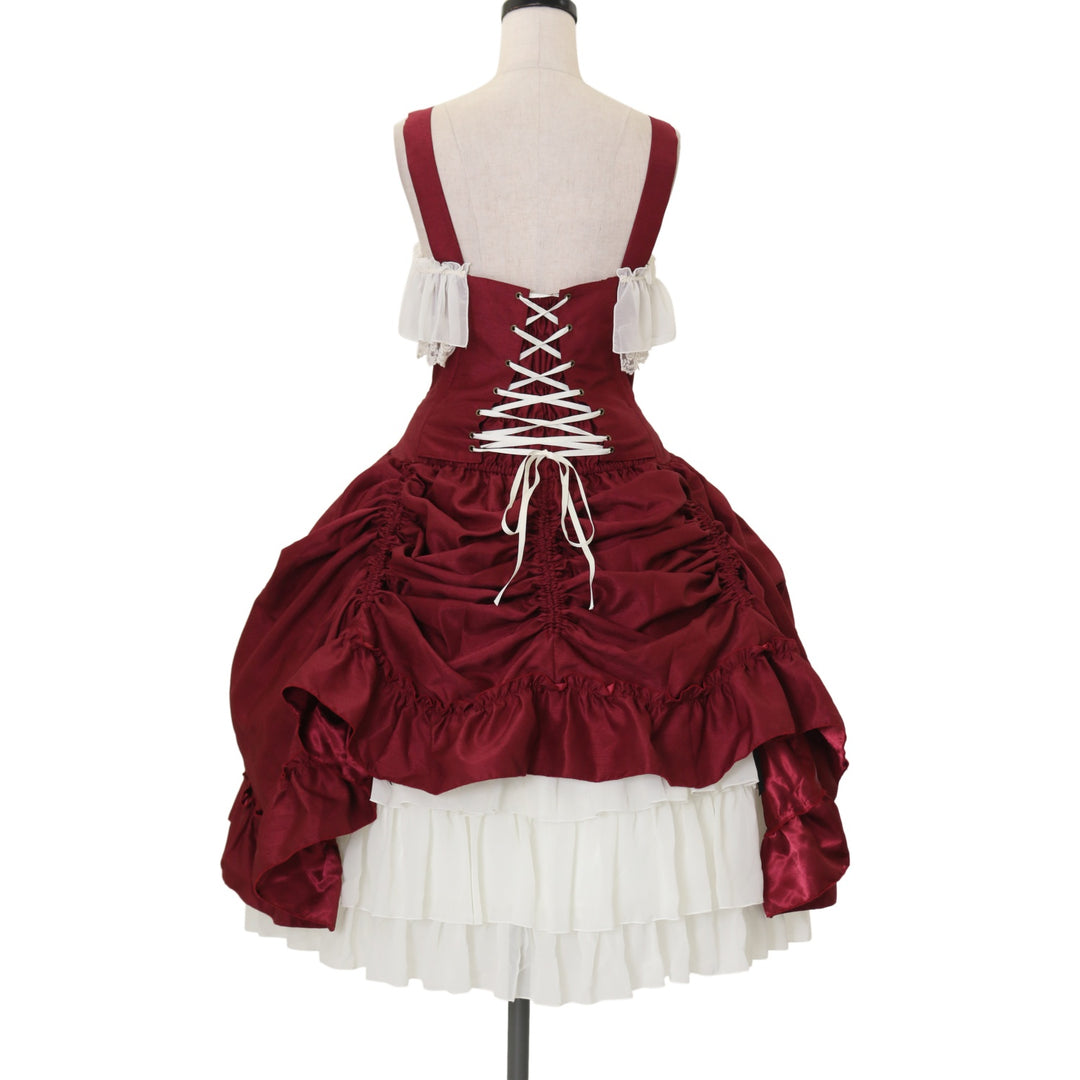 atelier pierrot バッスルコルセットワンピース 赤 USED】バッスルコルセットジャンパースカート | ATELIER-PIERROT