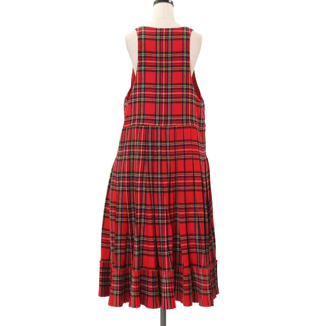 イノセントワールド 赤 タータンチェック ジャンパースカート USED】【Wonderful World】タータンチェックジャンパースカート