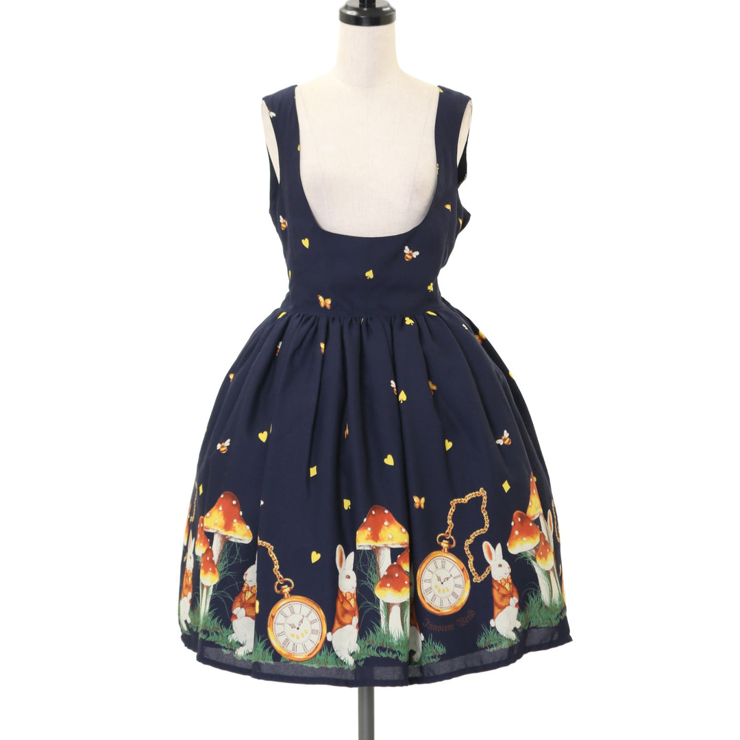 Innocent World 薇の懐中時計ブローチジャンパースカート Classical Tiered JSK (New Color) by Innocent World