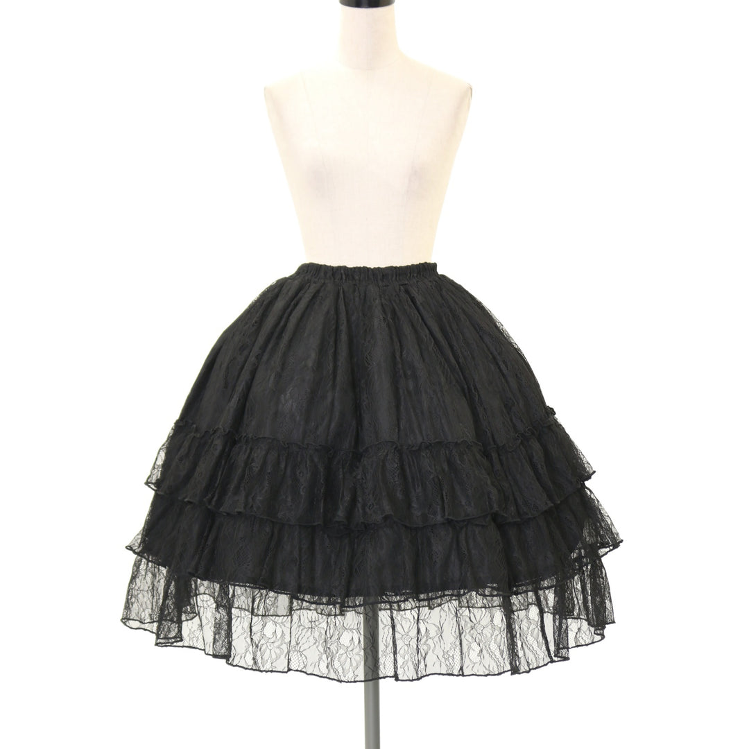 USED】Ruffle Chiffon Skirt -Lace- | ATELIER-PIERROT | ロリータ