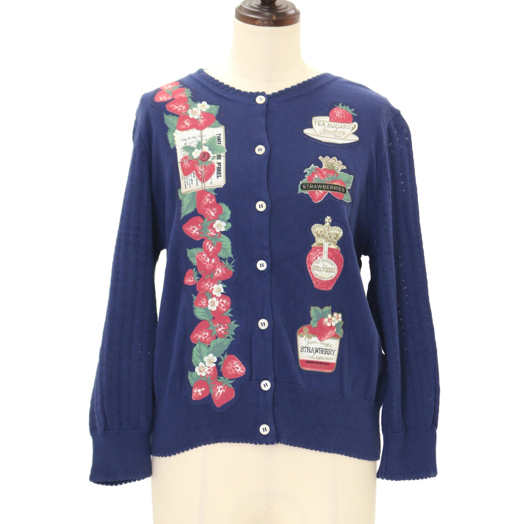 Jane Marple ジェーンマープル フレームのデコパージュカーディガン Jane Marple ジェーンマープル フレームのデコパージュ