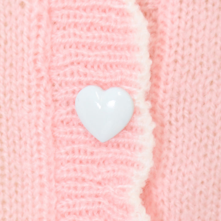 USED】うさぎハートニットカーディガン | Nile Perch Wunderwelt