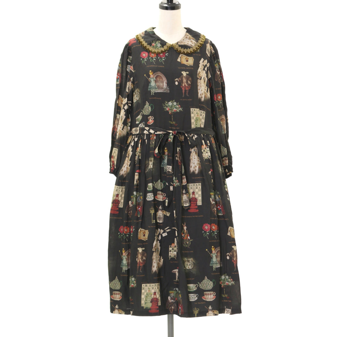 Jane Marple ドットジャガード ドレス Jane Marple Magical bouquetティアードドレス 20-06-15-061s-1