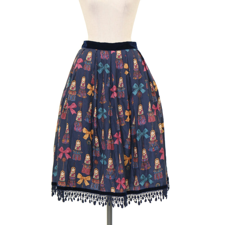 USED】【Mサイズ】Little tassel dollsタックレーススカート | Jane