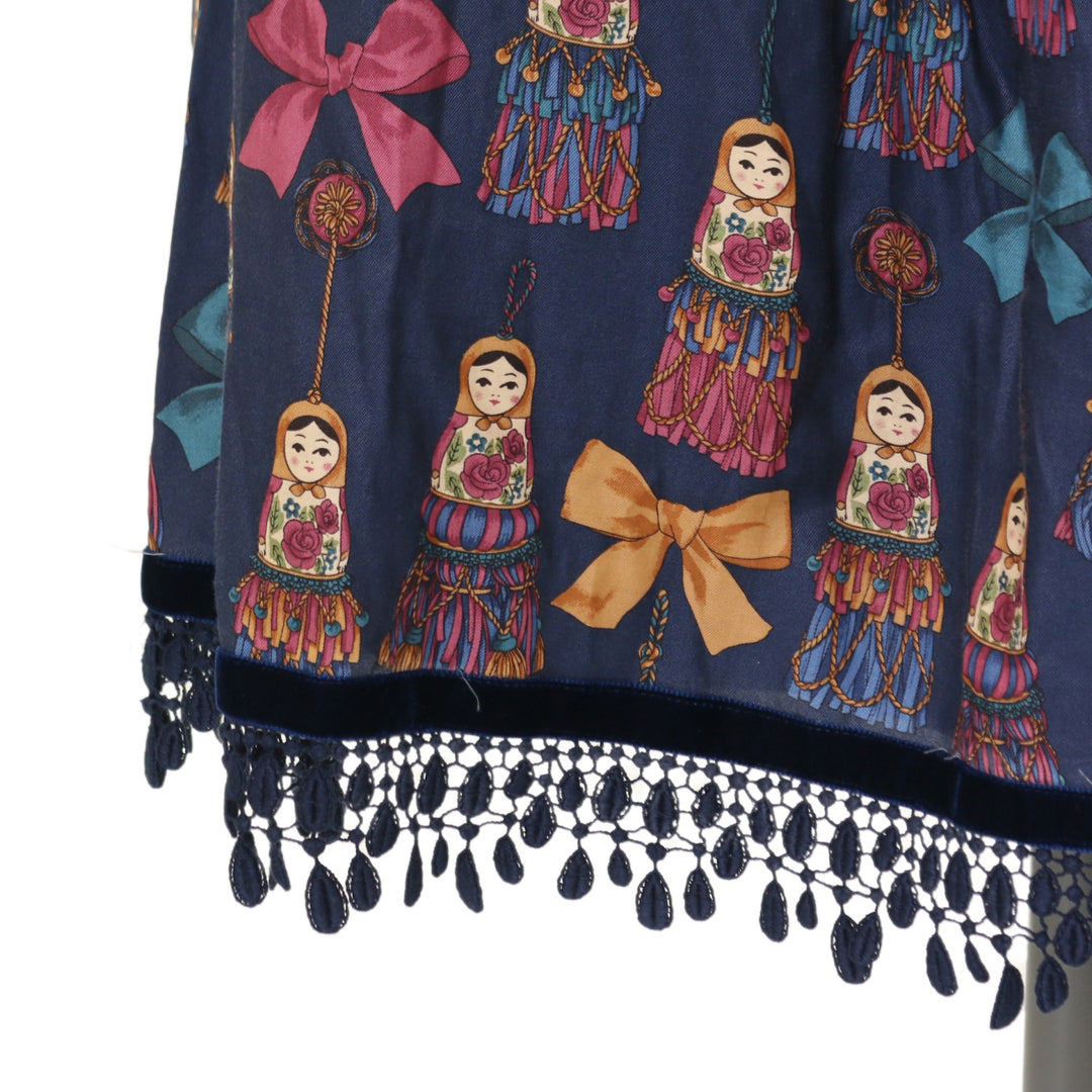 USED】【Mサイズ】Little tassel dollsタックレーススカート | Jane