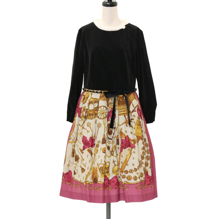 JaneMarple Stay Gold　ワンピース コットンビロード USED】【Mサイズ】コットンビロードStay goldドレス | Jane