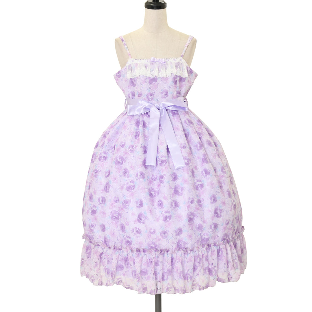 USED】フラワーガーデンジャンパースカート | Pina sweetcollection