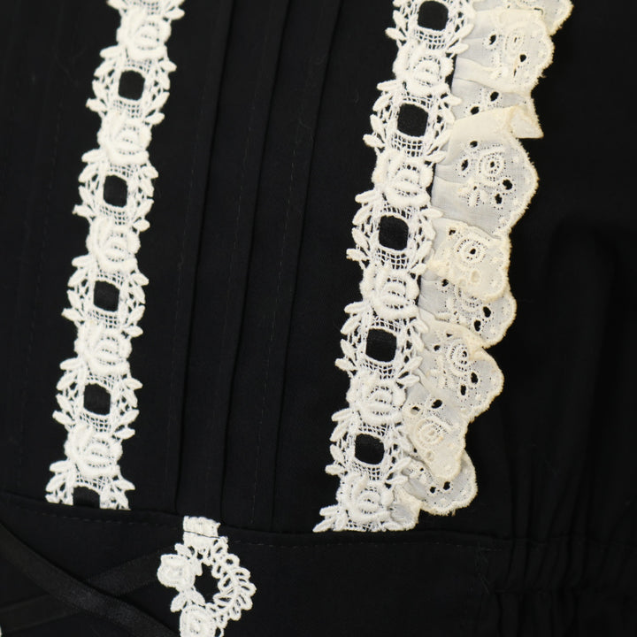 USED】コルセット風シャーリング袖ワンピース | Cornet | ロリータ