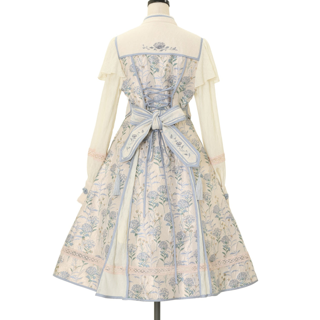 星箱works 彩花磁 ロングワンピース サックス Lサイズ USED】【Mサイズ】彩花磁 ロングワンピース | 星箱Works | ロリータ