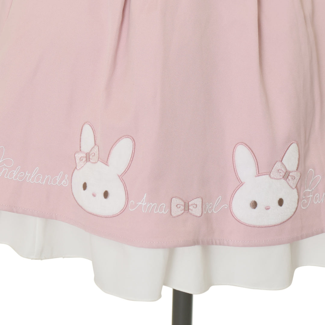 USED】ふわふわうさぎのリボンスカート | Amavel | ロリータ ゴスロリ