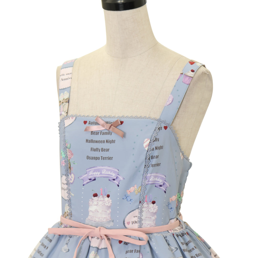 axes femme kawaii 不思議の国のジャンパースカート エプロン Chalmiere NEWS】 大好評につき『不思議の国のジャンパースカート』の