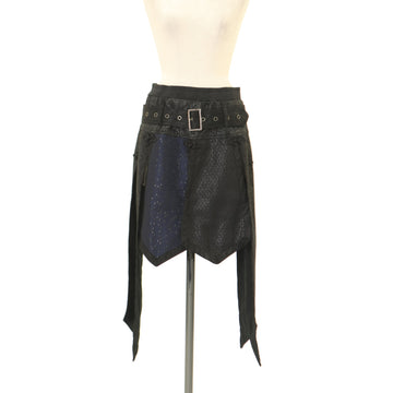 USED】【サイズ3】ファーベロアマーメイドロングスカート