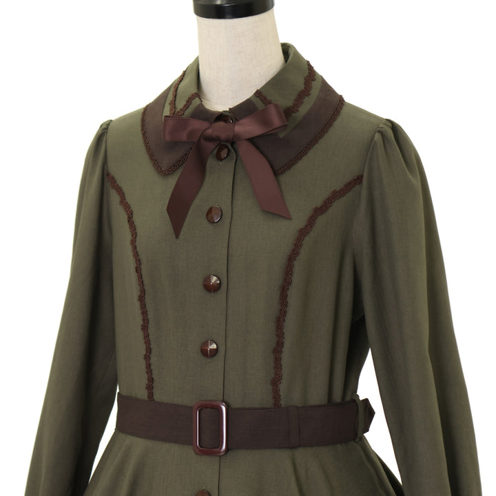 USED】【Mサイズ】メランジュヘリンボーンワンピース | Innocent World