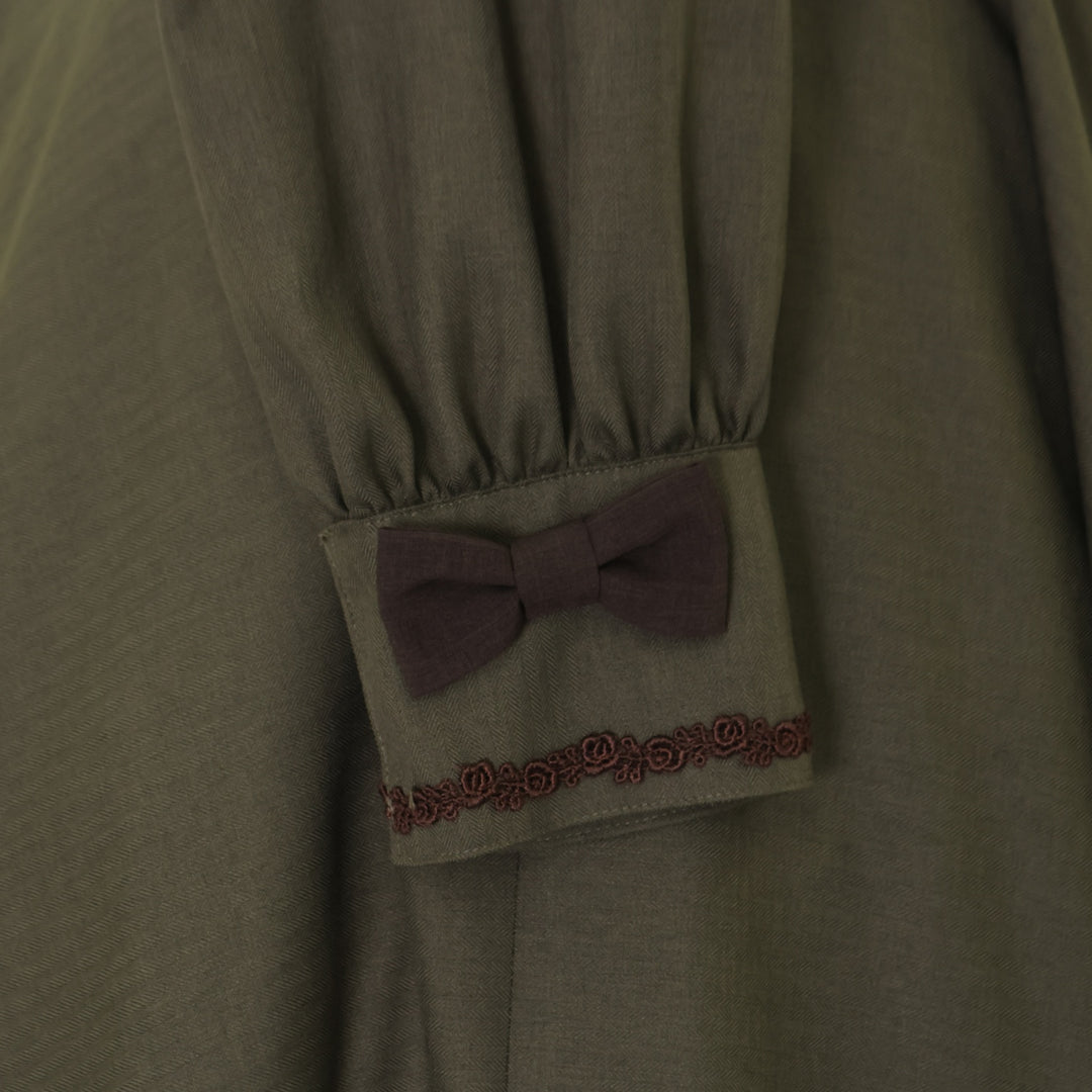 USED】【Mサイズ】メランジュヘリンボーンワンピース | Innocent