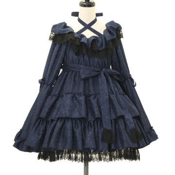 【ATELIER PIERROT】ボリュームパニエ　Black ボリュームのある柔らかい素材を使用した黒のパニエを販売する