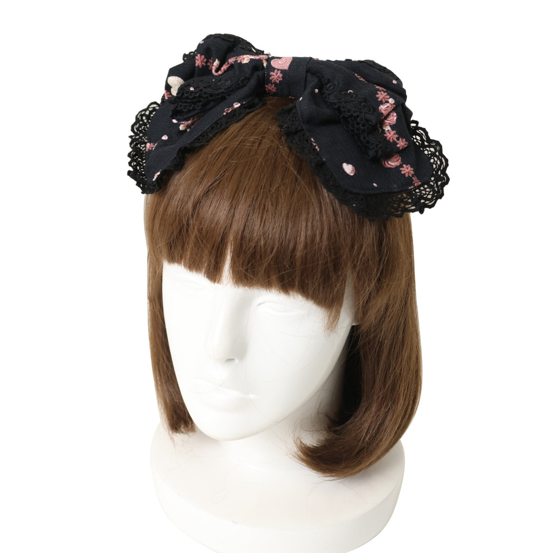 USED】Chocolate Fascinate Fairytale柄リボンカチューシャ