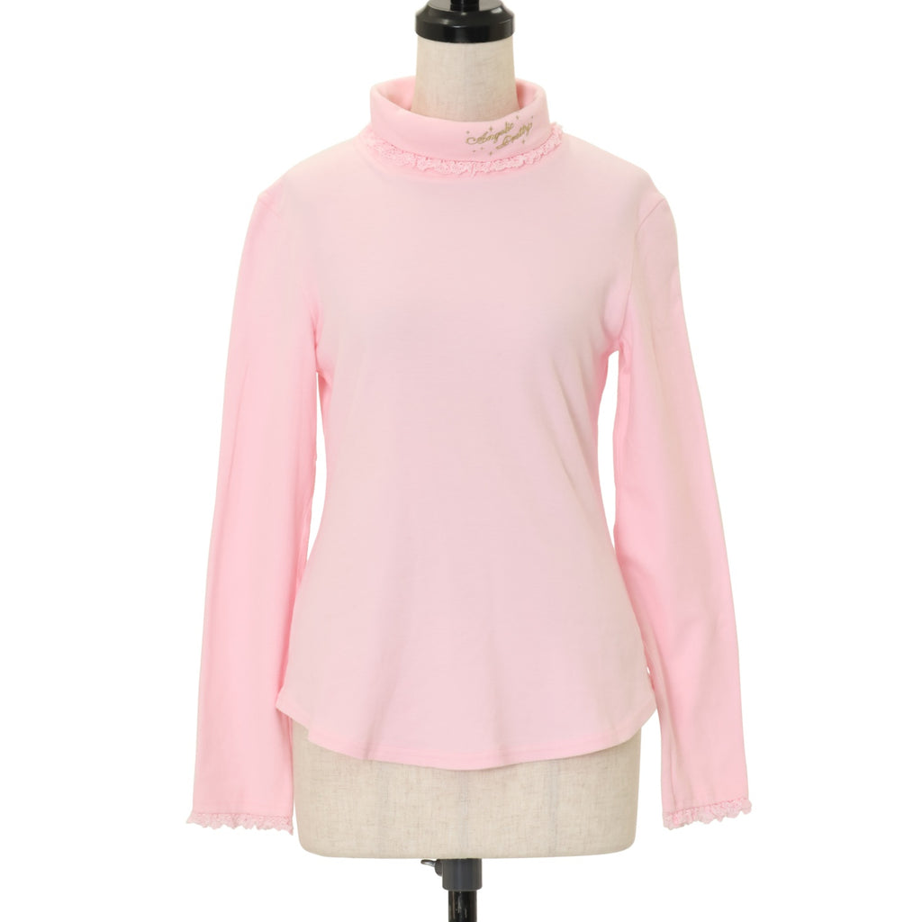 USED】ロゴ刺繍タートルネックカットソー | Angelic Pretty | ロリータ