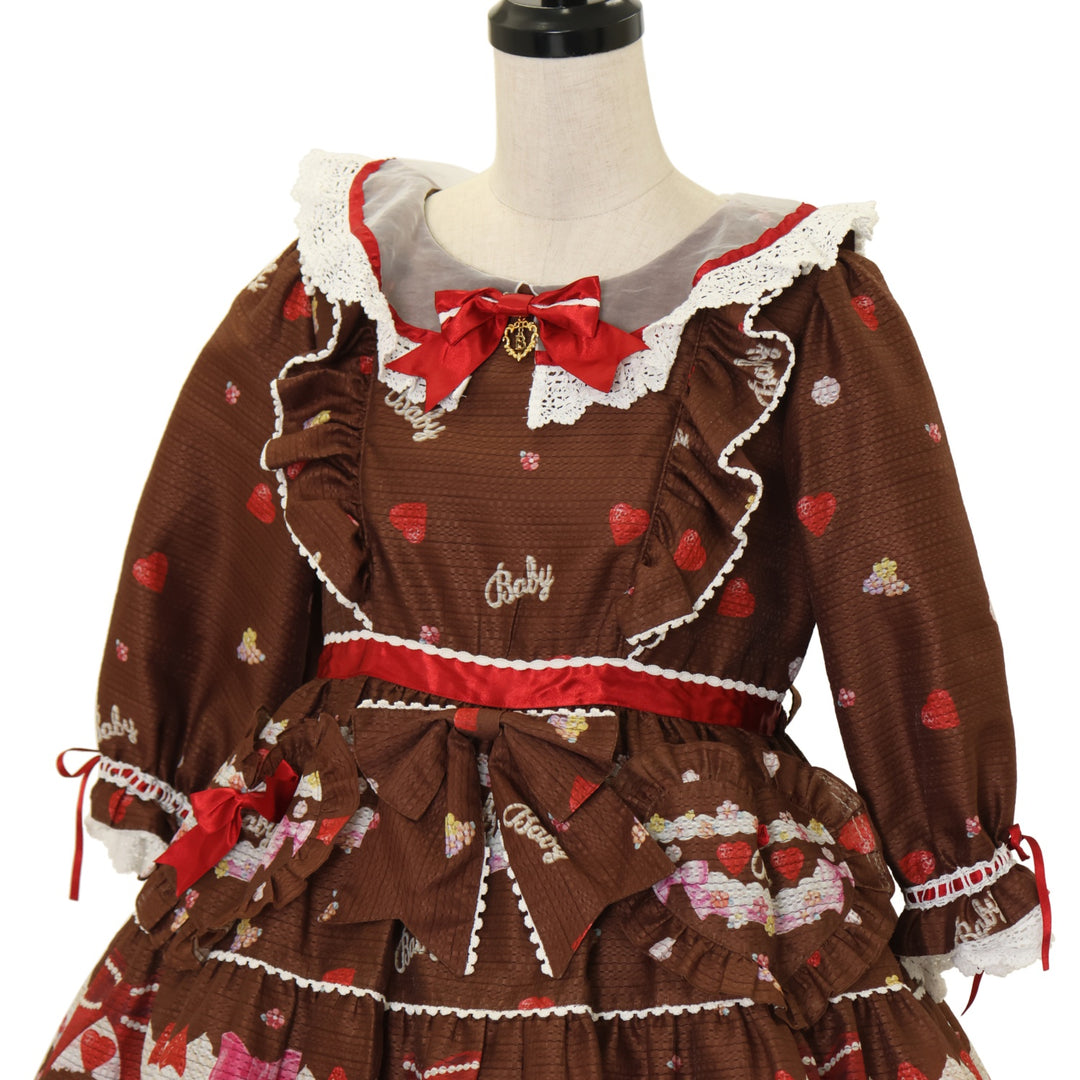 USED】Strawberry Sweetheart Cake柄ワンピース | BABY, THE STARS
