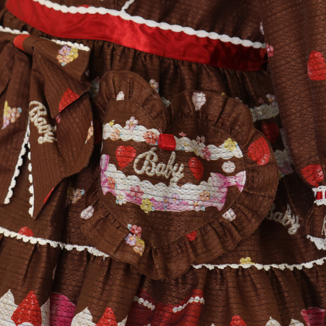 USED】Strawberry Sweetheart Cake柄ワンピース | BABY, THE STARS