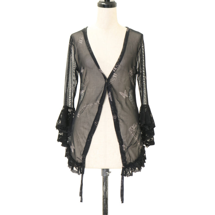 h.naoto FRILL エイチナオトフリル　カットソーカーディガン　ロリータ h.naoto FRILL エイチナオトフリル カットソーカーディガン ロリータ