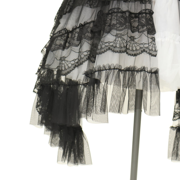 【エムアールコルセット】ドット柄フェアリーワンピース　アイボリー 楽天市場】透明感のあるフラワー刺繍×ドットフレアスリーブ