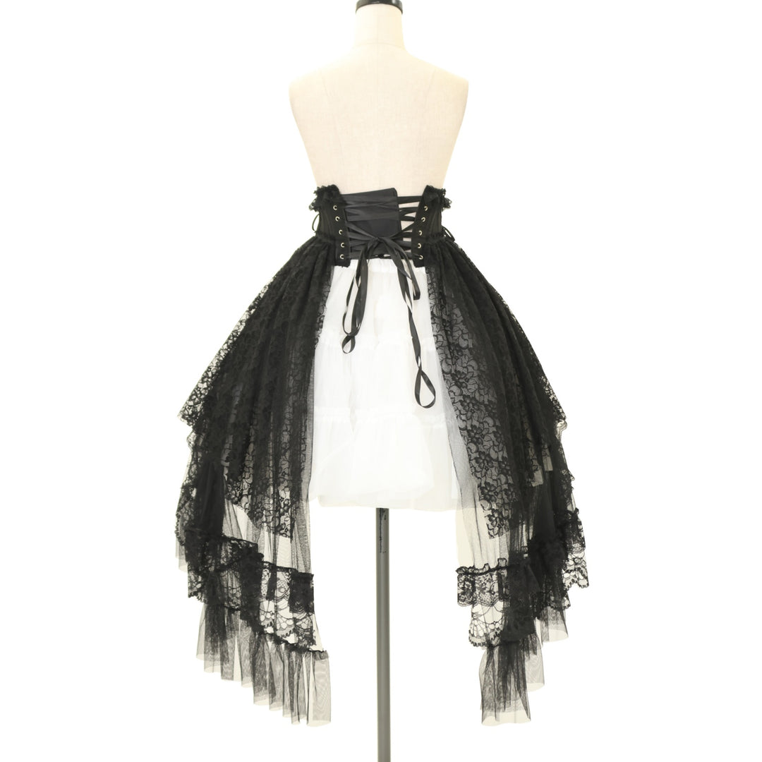 USED】【MRCorset/XSサイズ】SIDE LONG LACE TAIL VERY SHORT CORSET