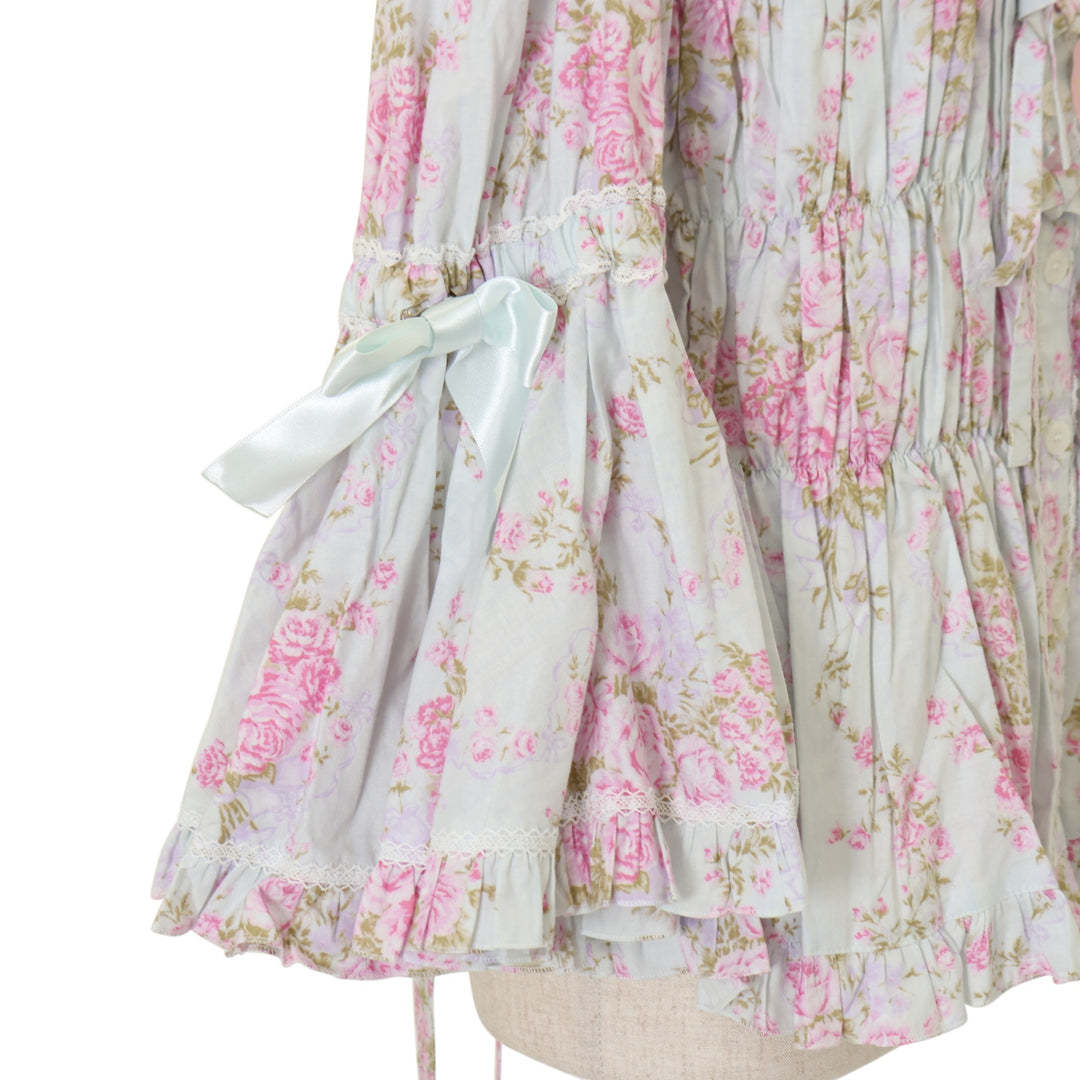 USED】【プラスサイズ】シャーロット丸襟姫袖ブラウス | metamorphose