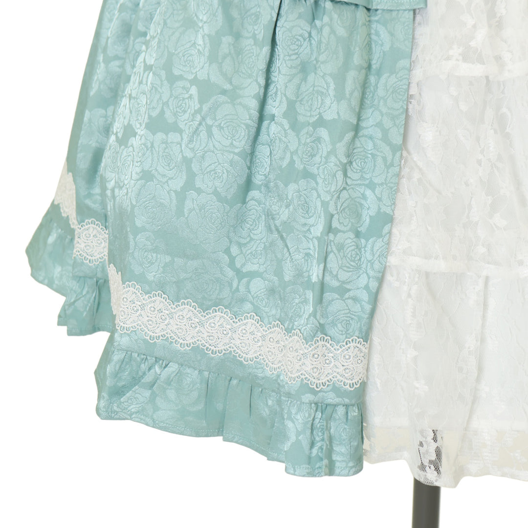 axes femme kawaii ロマンスローズジャンスカ ストライプローズ柄ジャンスカ | kawaii | axes femme online shop