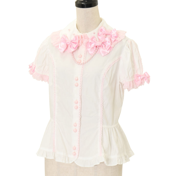 USED】パールデコレーションブラウス | Angelic Pretty | ロリータ
