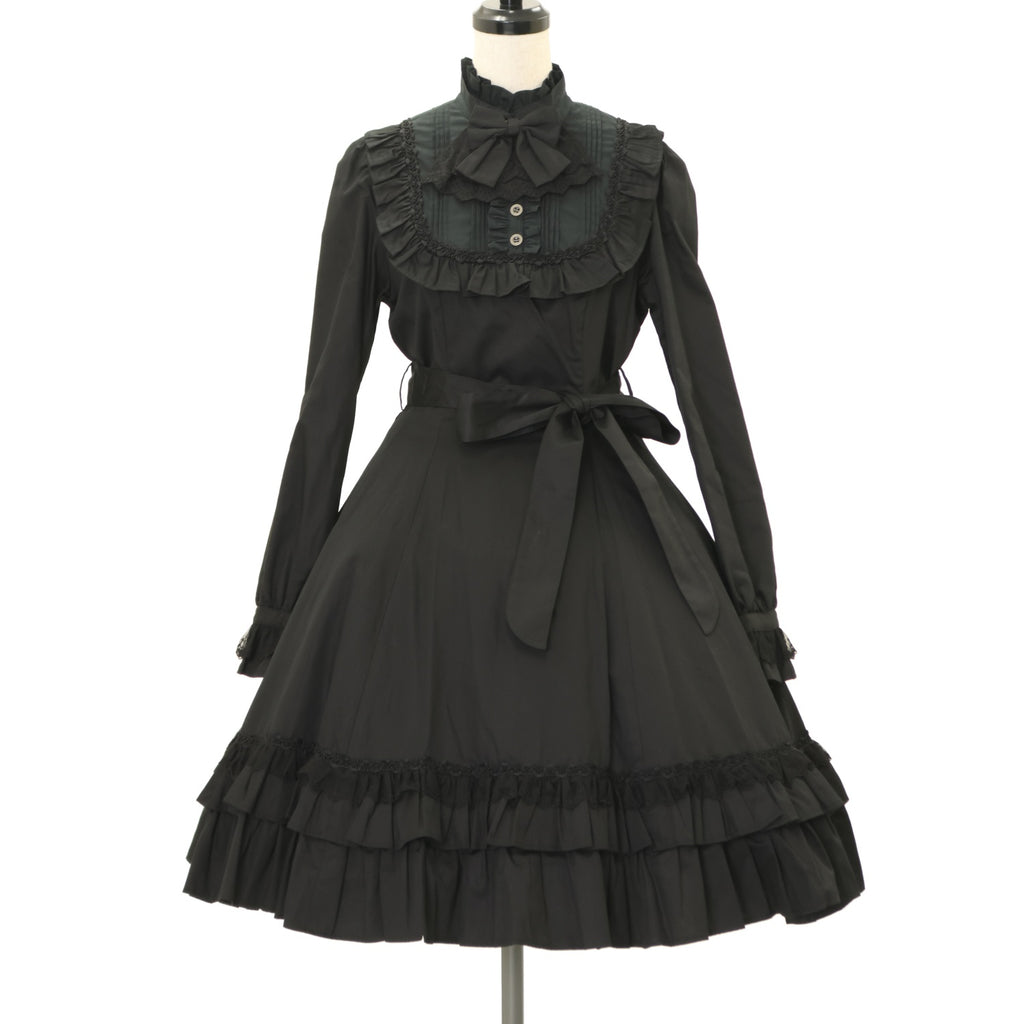 USED】クラシカルドールドレス（ブラック×ブラック） | Victorian