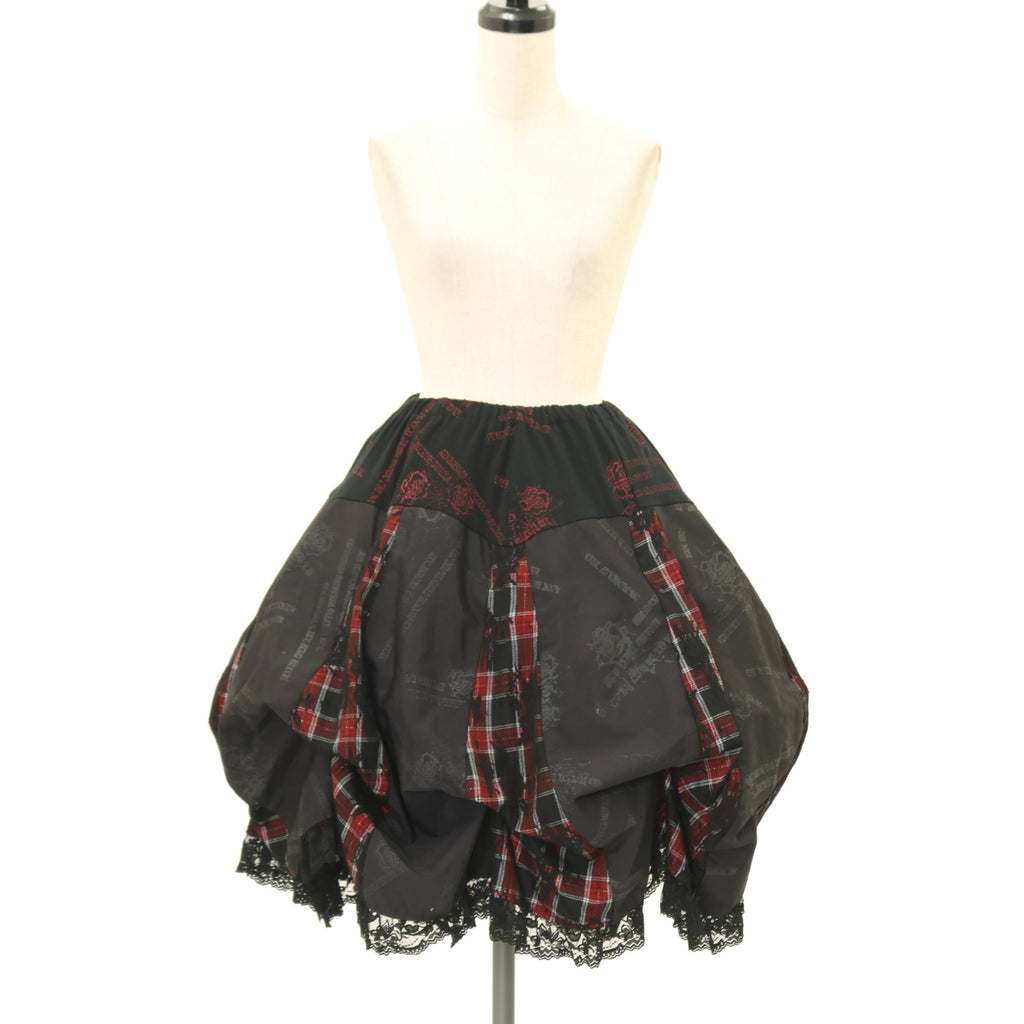 新品未使用　h.NAOTO　FRILL　コルセット風　ブルー　ジャンパースカート h.NAOTO STEAM バッスル コルセットスカート 青 【公式通販】