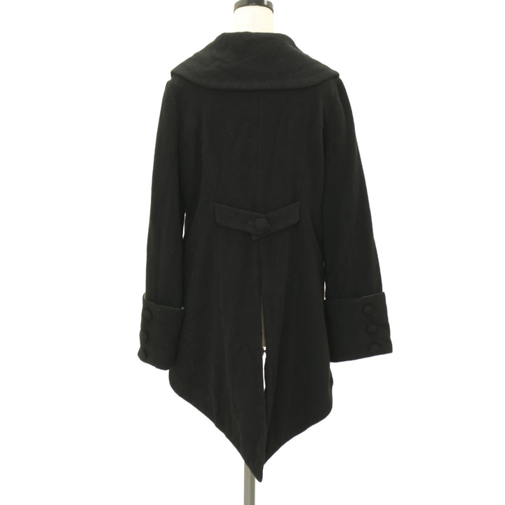 USED】【PEACE NOW/Mサイズ】燕尾ウールコート | BLACK PEACE NOW