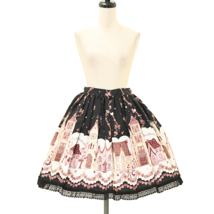 morphose ヒョウ柄チョコミントJSK Calle de la Flor Alta フラワープリントワンピース(ワンピース