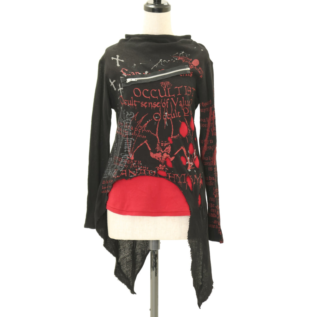 h.naoto、ANARCHYスカルジャンパー、編み込み h.naoto、ANARCHYスカルジャンパー、編み込み h.naoto、ANARCHY