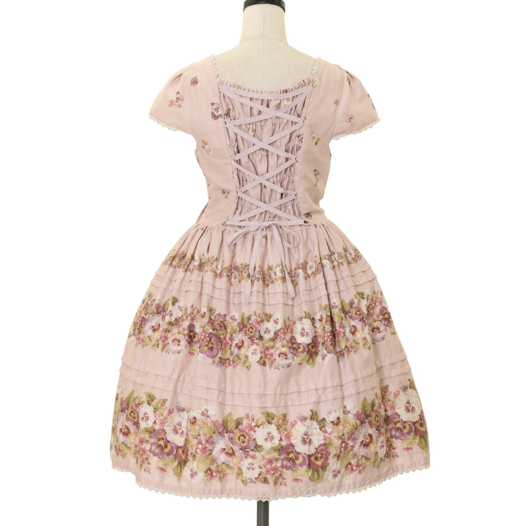 USED】【Mサイズ】アンティークパンジーワンピース | Innocent World