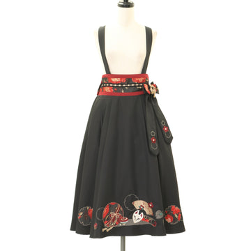 USED】ANARCHY スカルプリントミニスカート | h.NAOTO