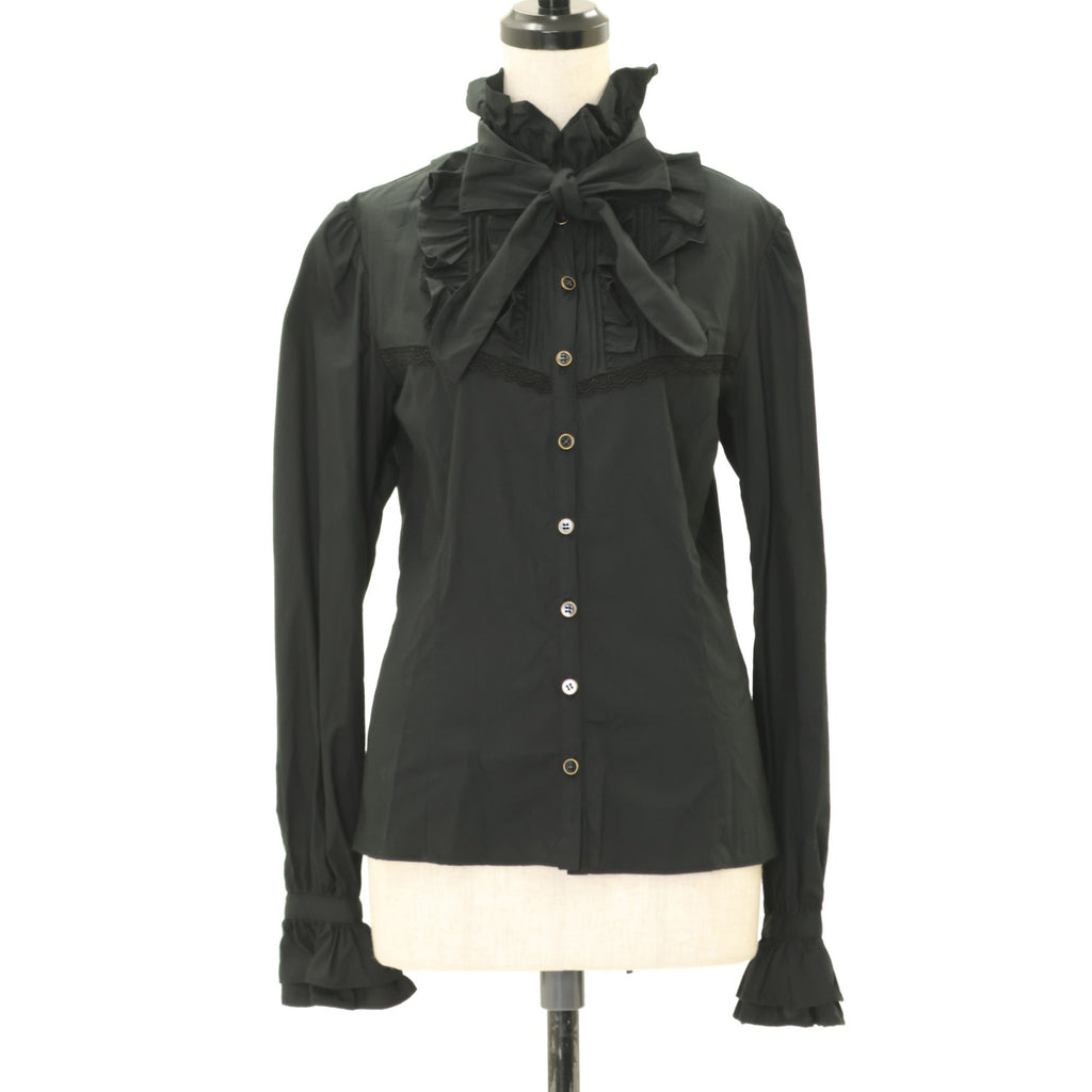 USED】スタンドカラーフリルブラウス | Victorian Maiden | ロリータ