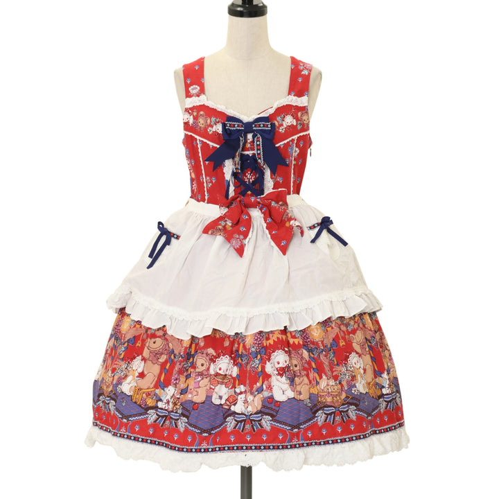 USED】くみゃちゃんのHarvest Festival柄ジャンパースカートⅠ