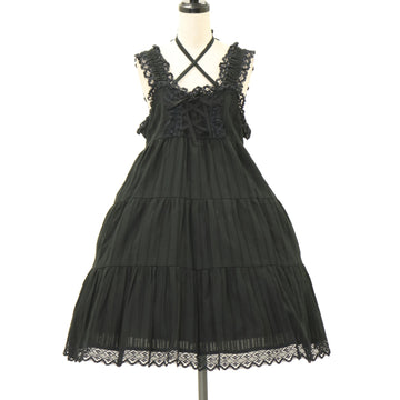 USED】別珍ボックスプリーツ ジャンパースカート | Innocent