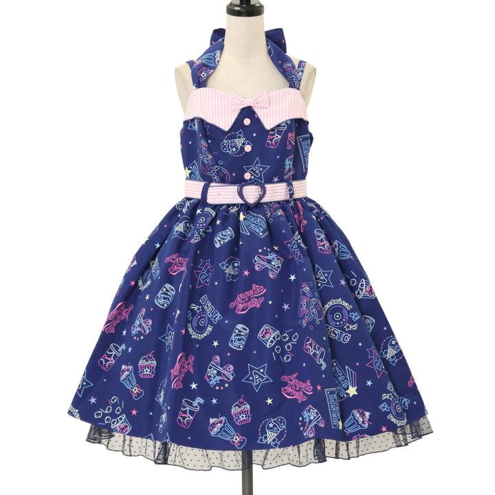 USED】Neon Star Dinerジャンパースカート | Angelic Pretty