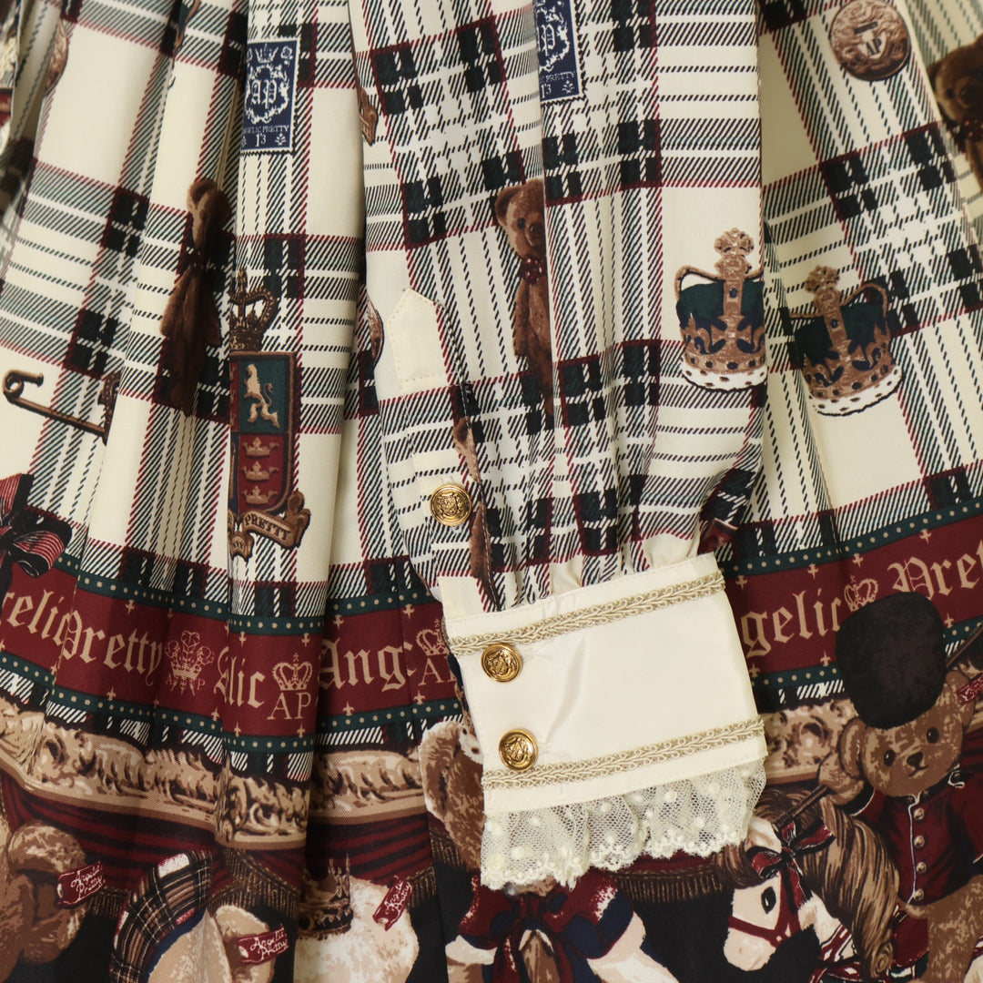最終値下げAngelic Pretty British Bearワンピース USED】British Bearワンピース | Angelic Pretty | ロリータ ゴスロリ
