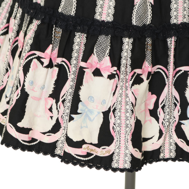 USED】きまぐれバニラちゃんティアードジャンパースカート | Angelic