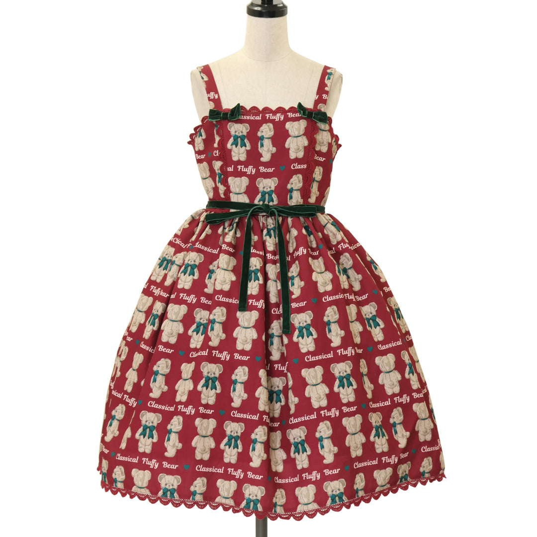 USED】【axes femme kawaii/Mサイズ】フラッフィベアジャンスカ